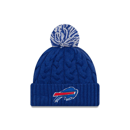 Buffalo Bills Cozy Cable Women's Pom Knit Hat