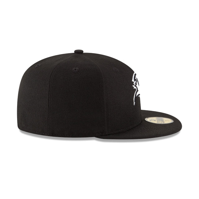 Tampa Bay Buccaneers Black & White 59FIFTY Fitted Hat