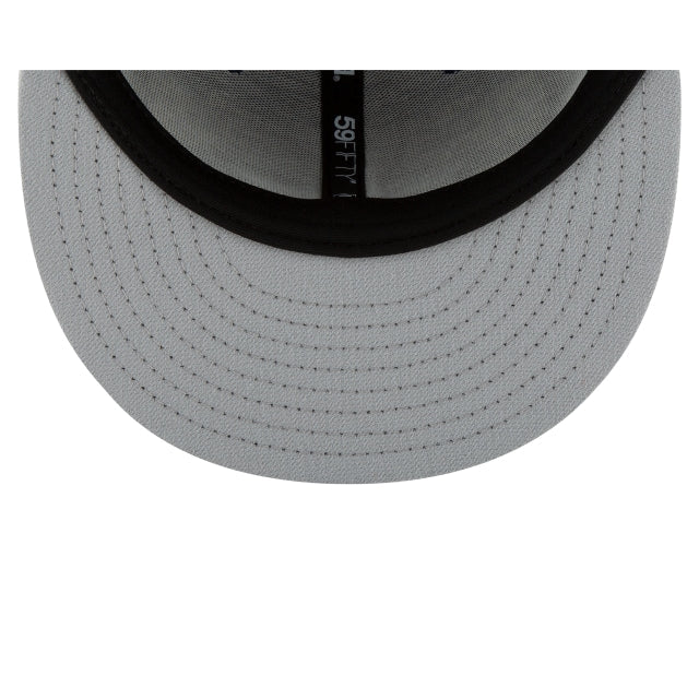 Cincinnati Reds Blackout Basic 59FIFTY Fitted Hat