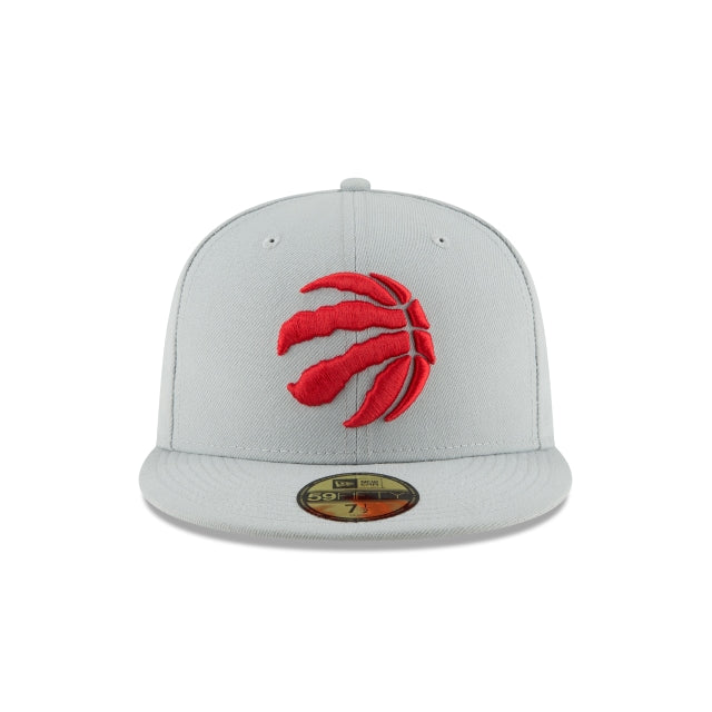 Toronto Raptors Basic Grey 59FIFTY Fitted Hat
